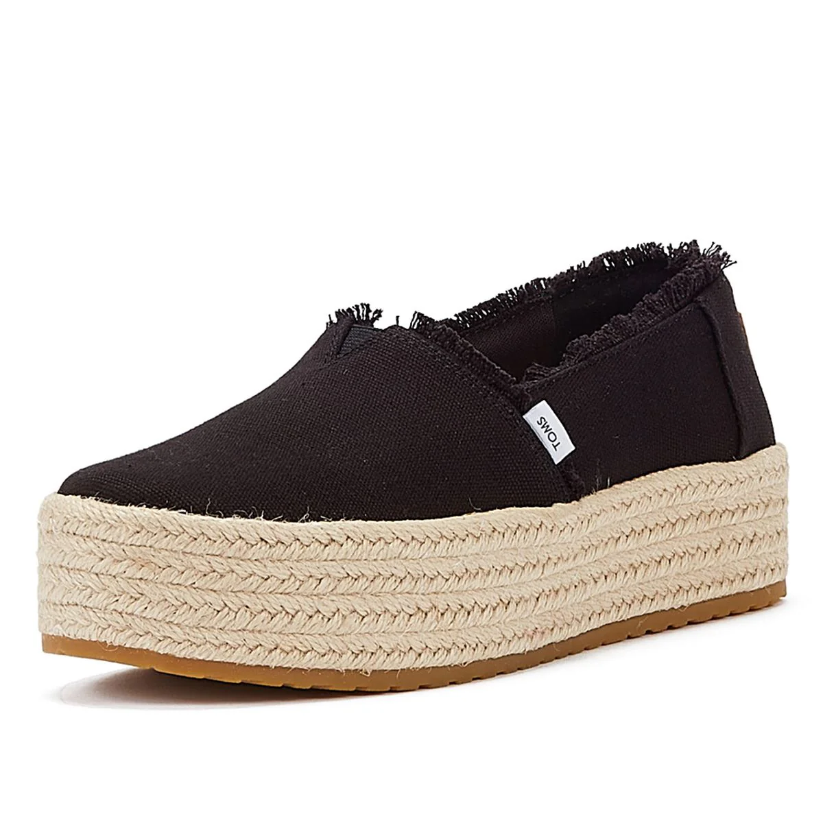 TOMS Canvas Valencia Women's Black Espadrilles - Image 3