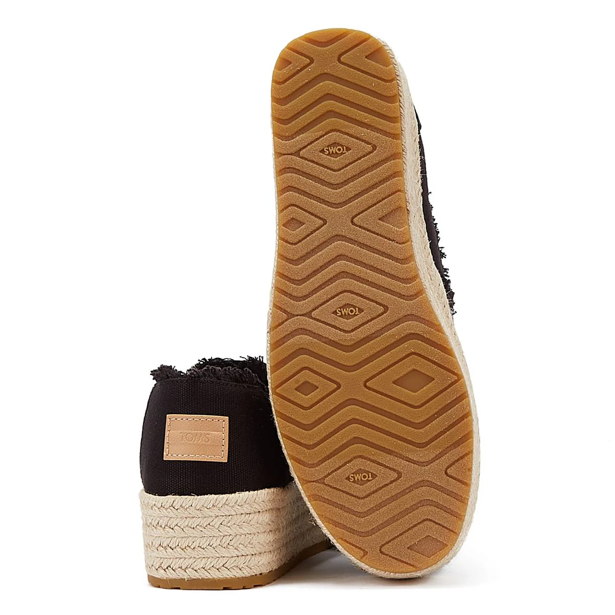 TOMS Canvas Valencia Women's Black Espadrilles - Image 7