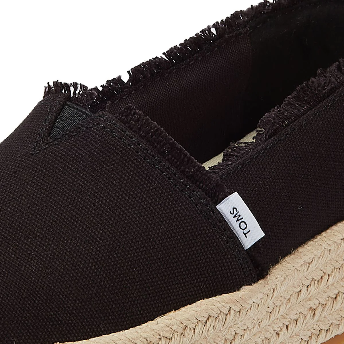 TOMS Canvas Valencia Women's Black Espadrilles - Image 8