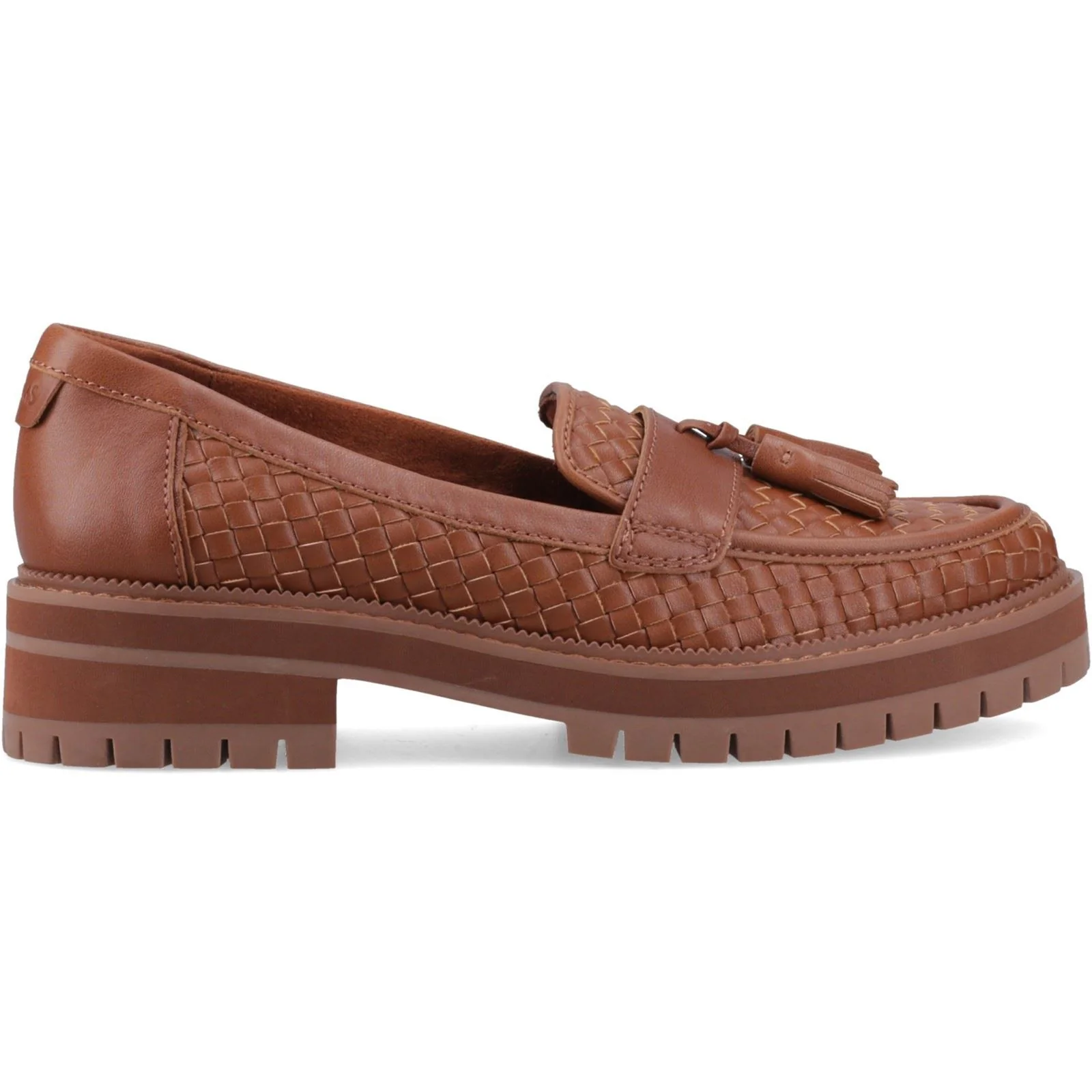 TOMS Cara Woven Women's Amber Brown Loafers - Image 4