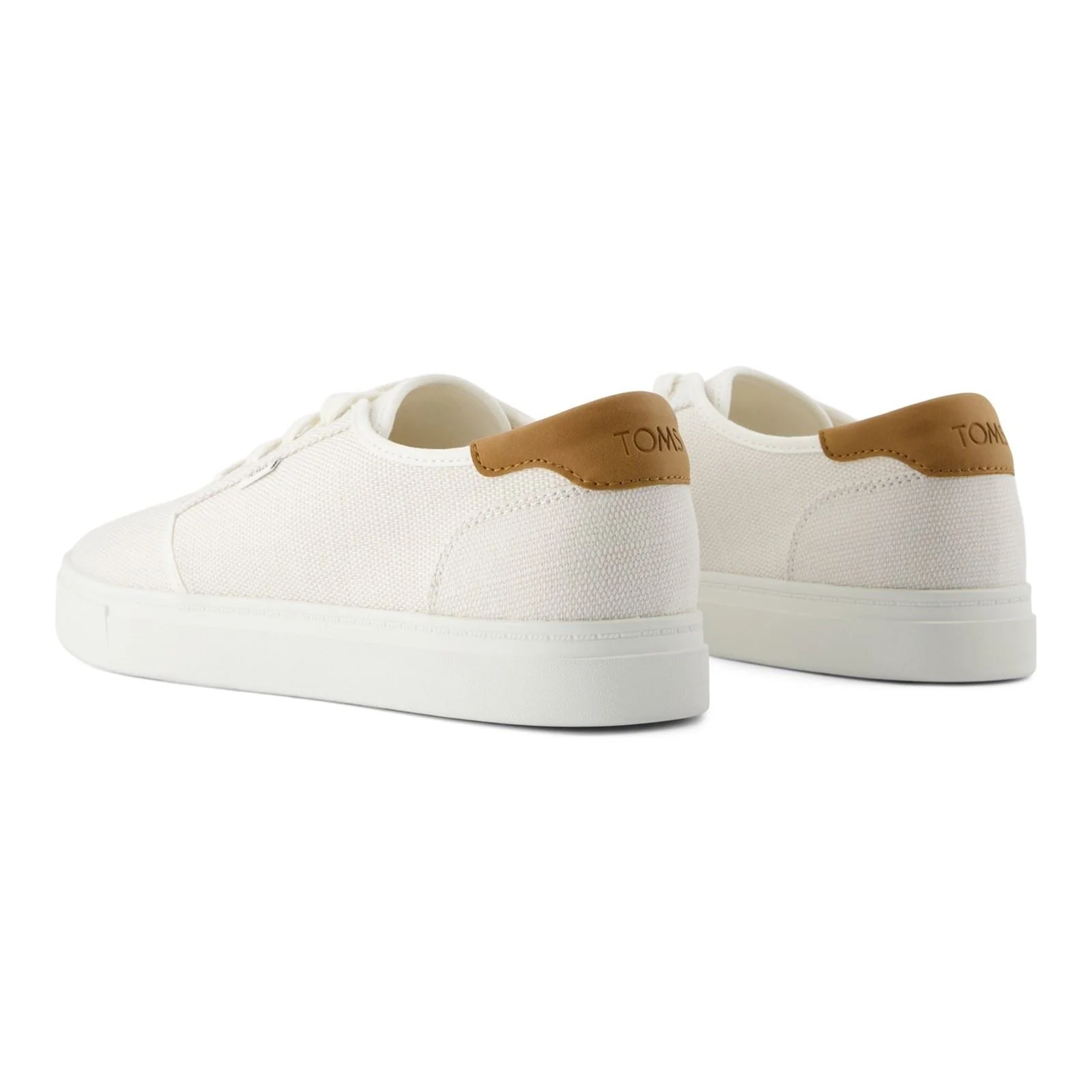 TOMS Carlo 2.0 Textile Men's White Trainers - Image 2