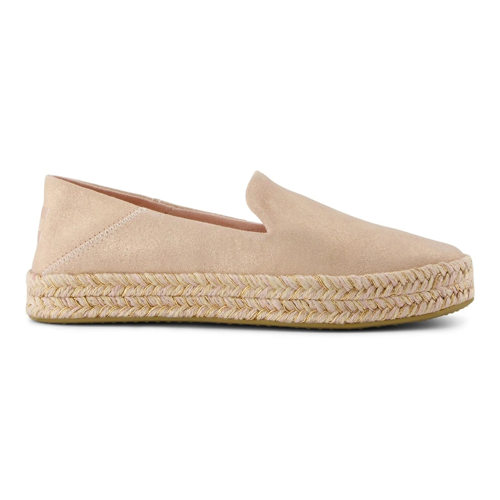 TOMS Carolina Leather Women's Pale Rose Espadrilles - Image 5