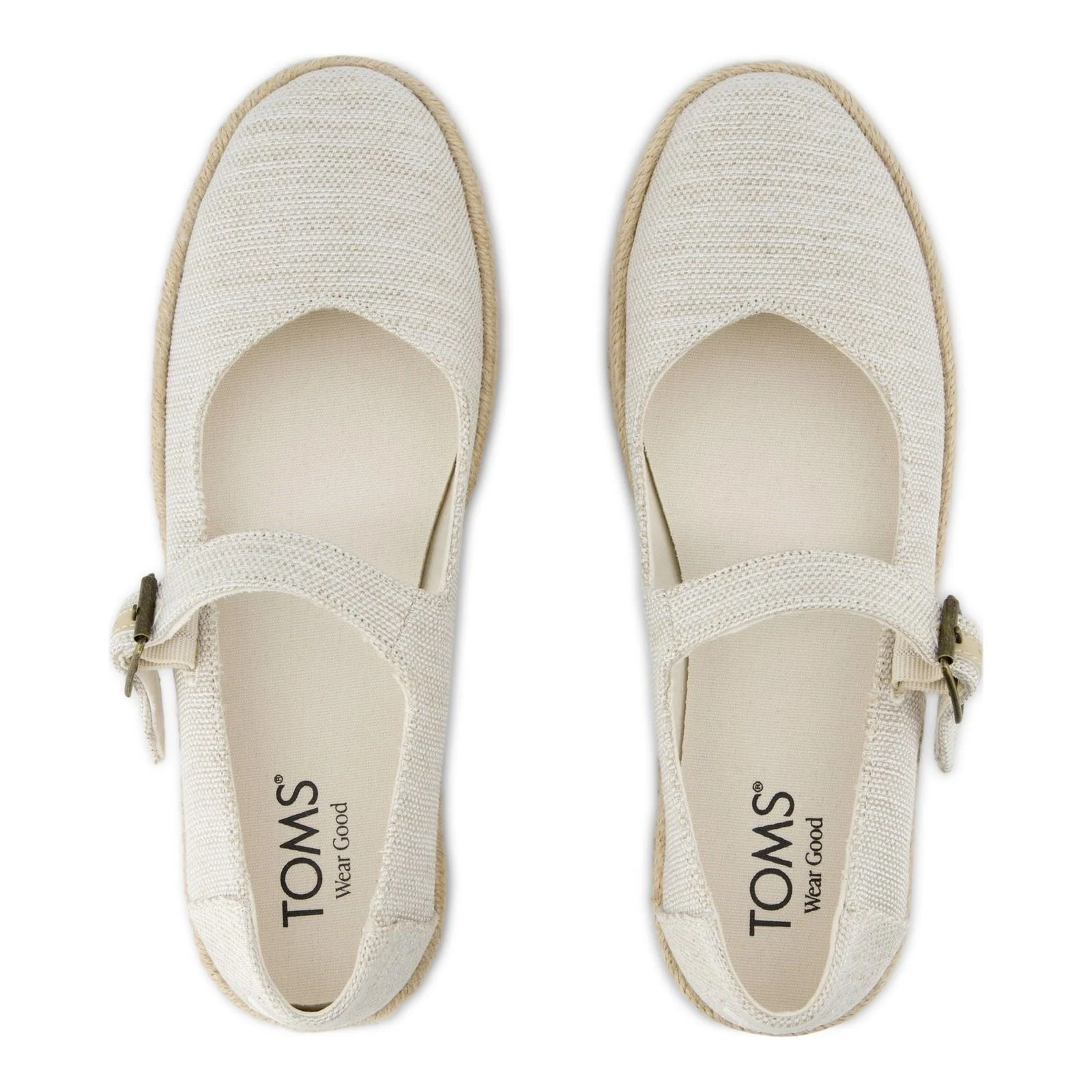 TOMS Carolina Mary Jane Nylon Women's Natural Espadrilles - Image 4