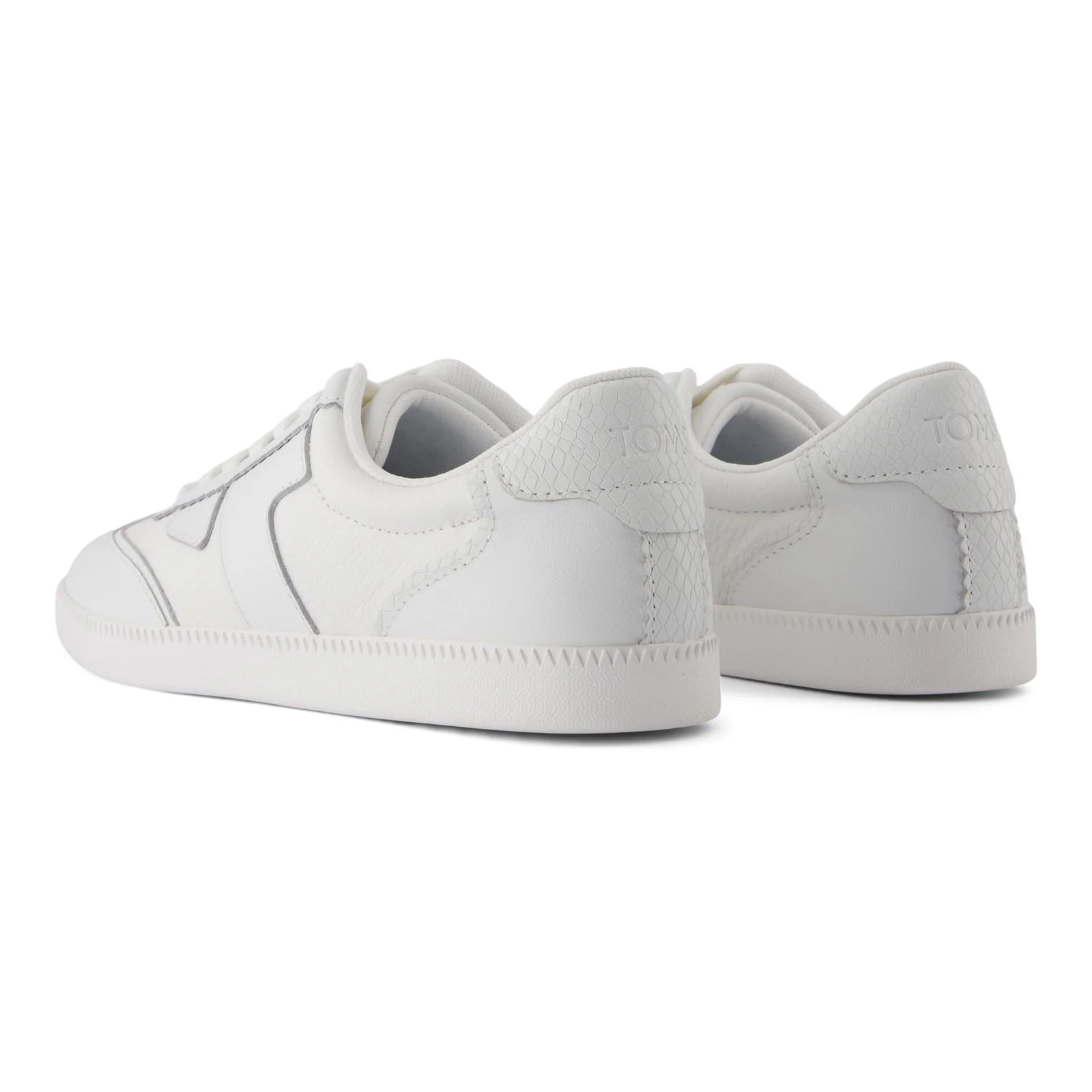 TOMS Collins Leather Women's White Trainers - Image 2