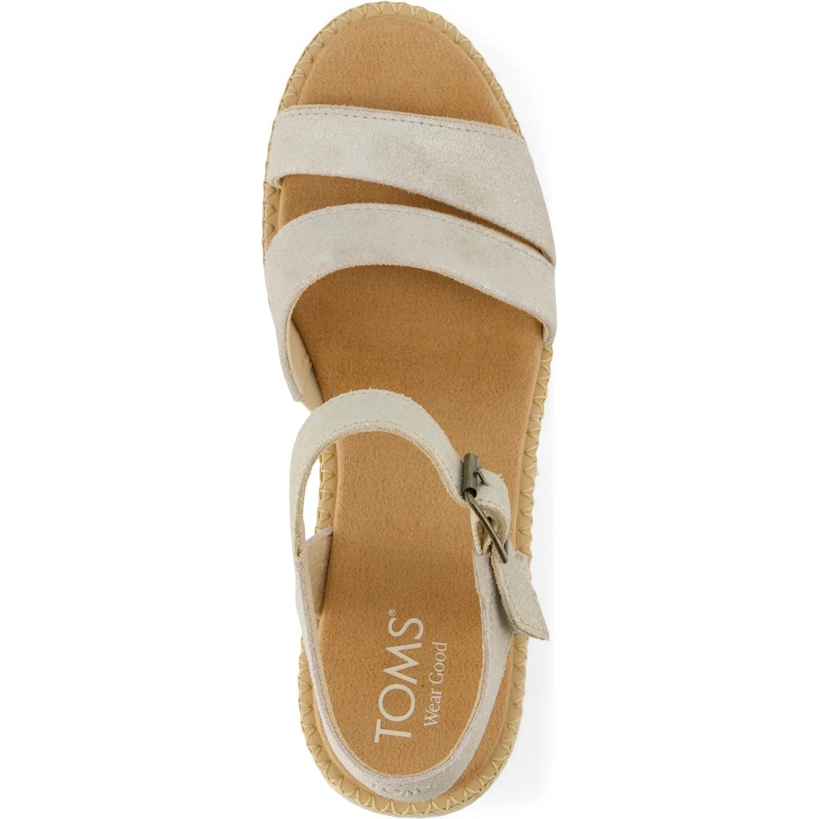 TOMS Women's Darya Sandal in Champagne - Image 4