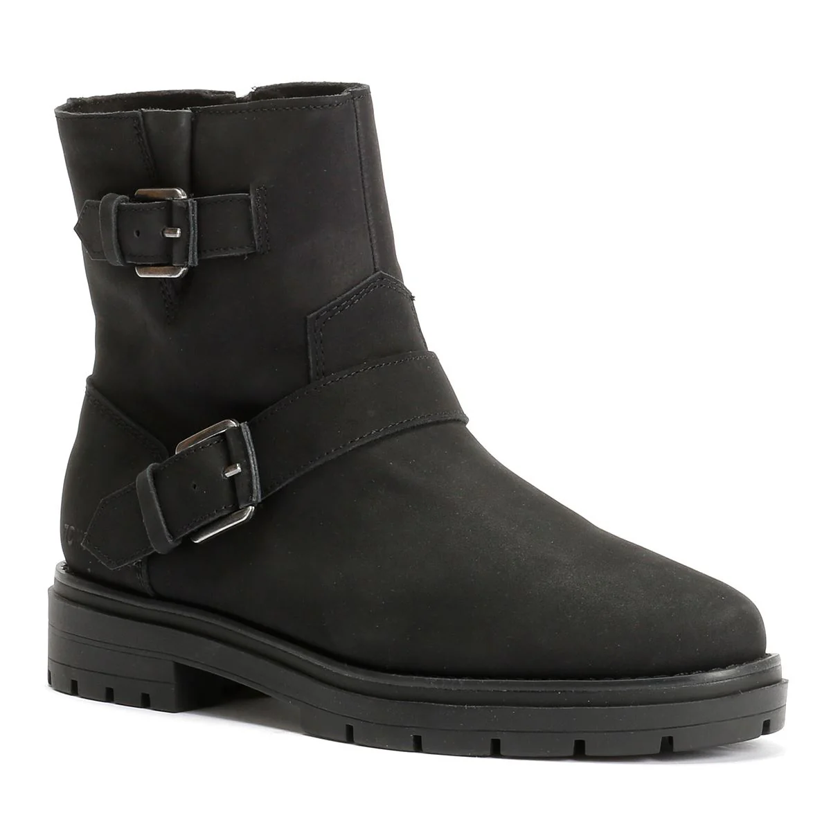 TOMS Ionie Moto Nubuck Leather Women's Black Boots - Image 2