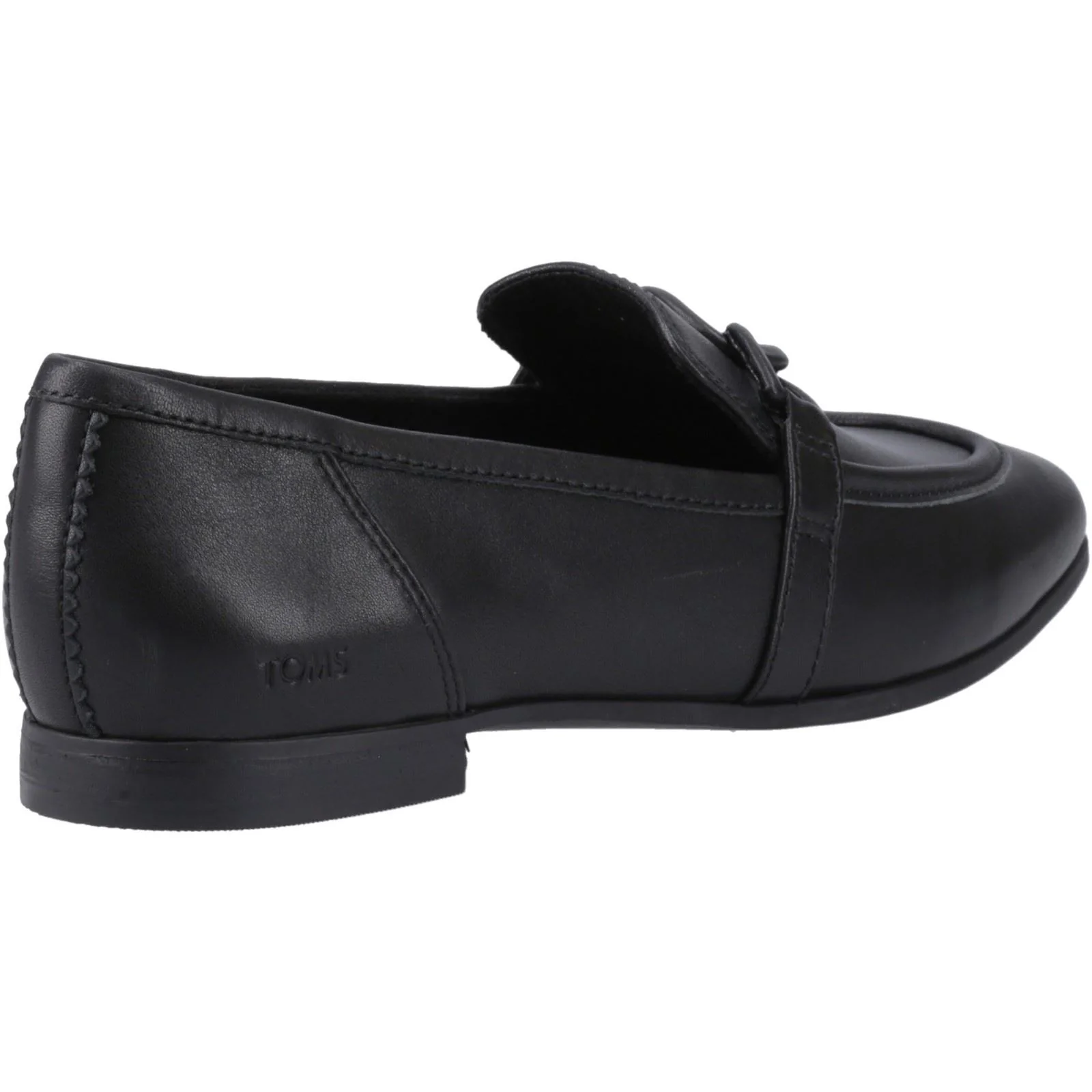 TOMS Lynette Leather Women's Black Loafers - Image 2