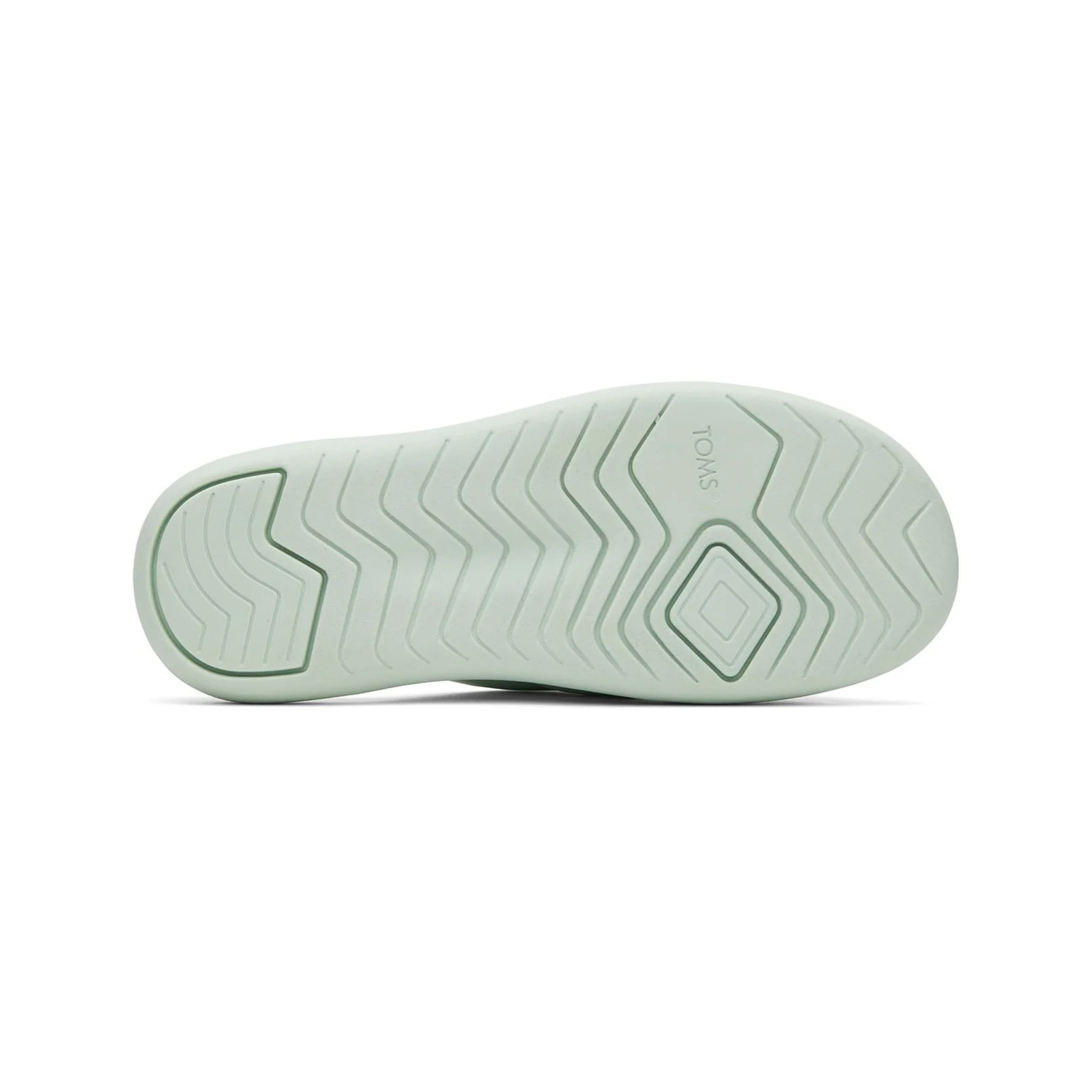 TOMS Mallow Crossover Polyester Blend Women's Mint Slides - Image 3