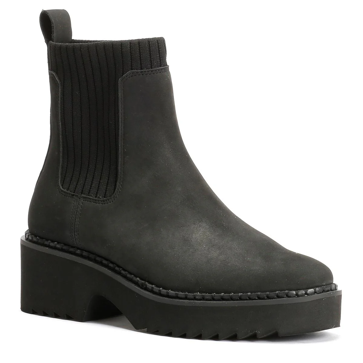 TOMS Millie Nubuck Leather Women's Black Boots - Image 2