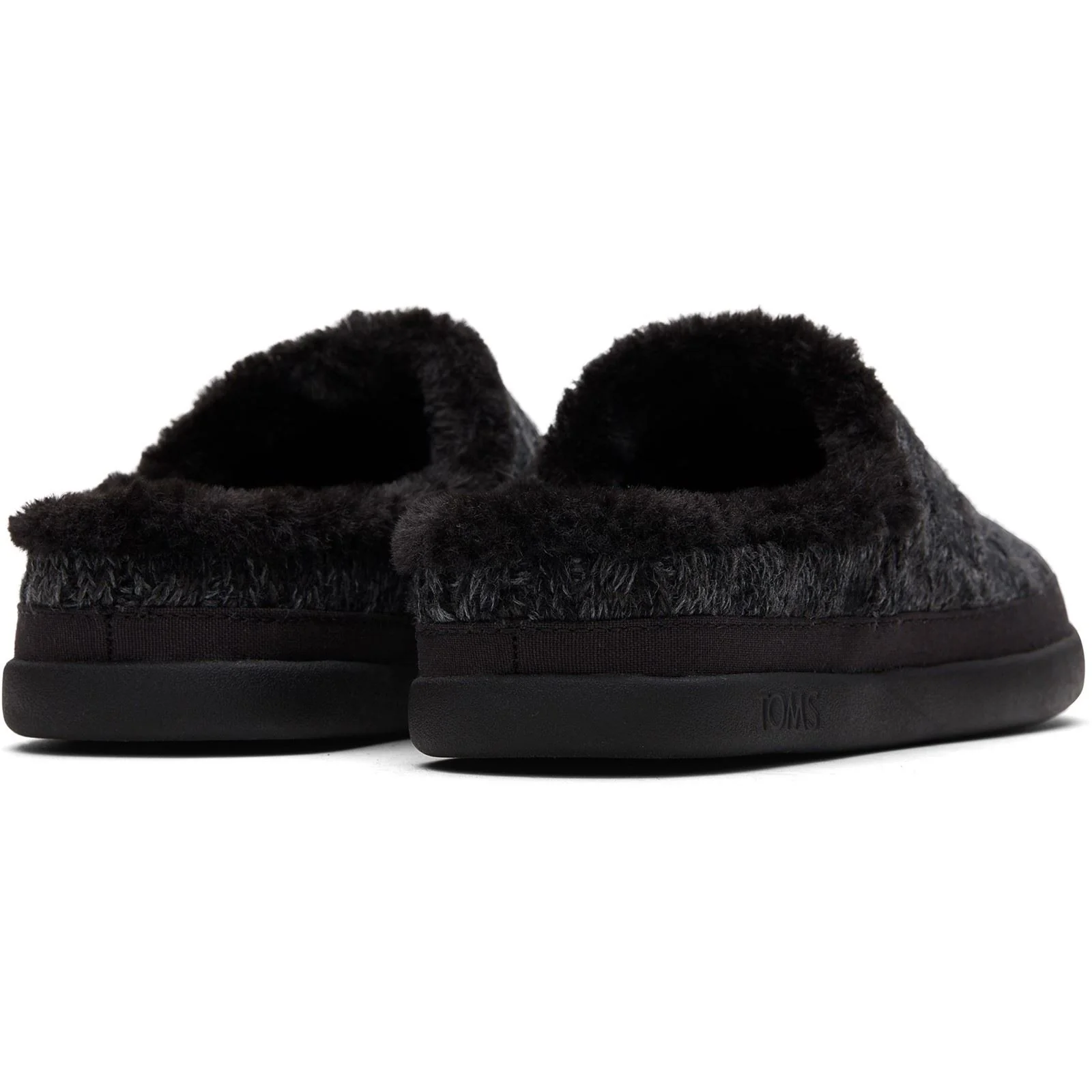 TOMS Sage Polyester Blend Women's Black Slippers - Image 2