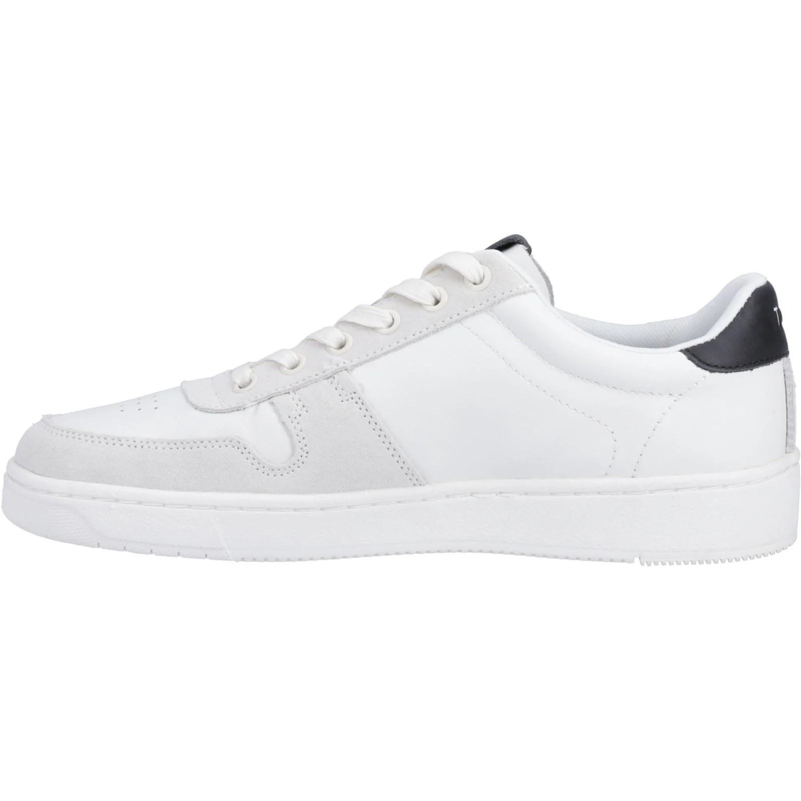 TOMS Men's TRVL LITE Court Trainer in White/Black - Image 4