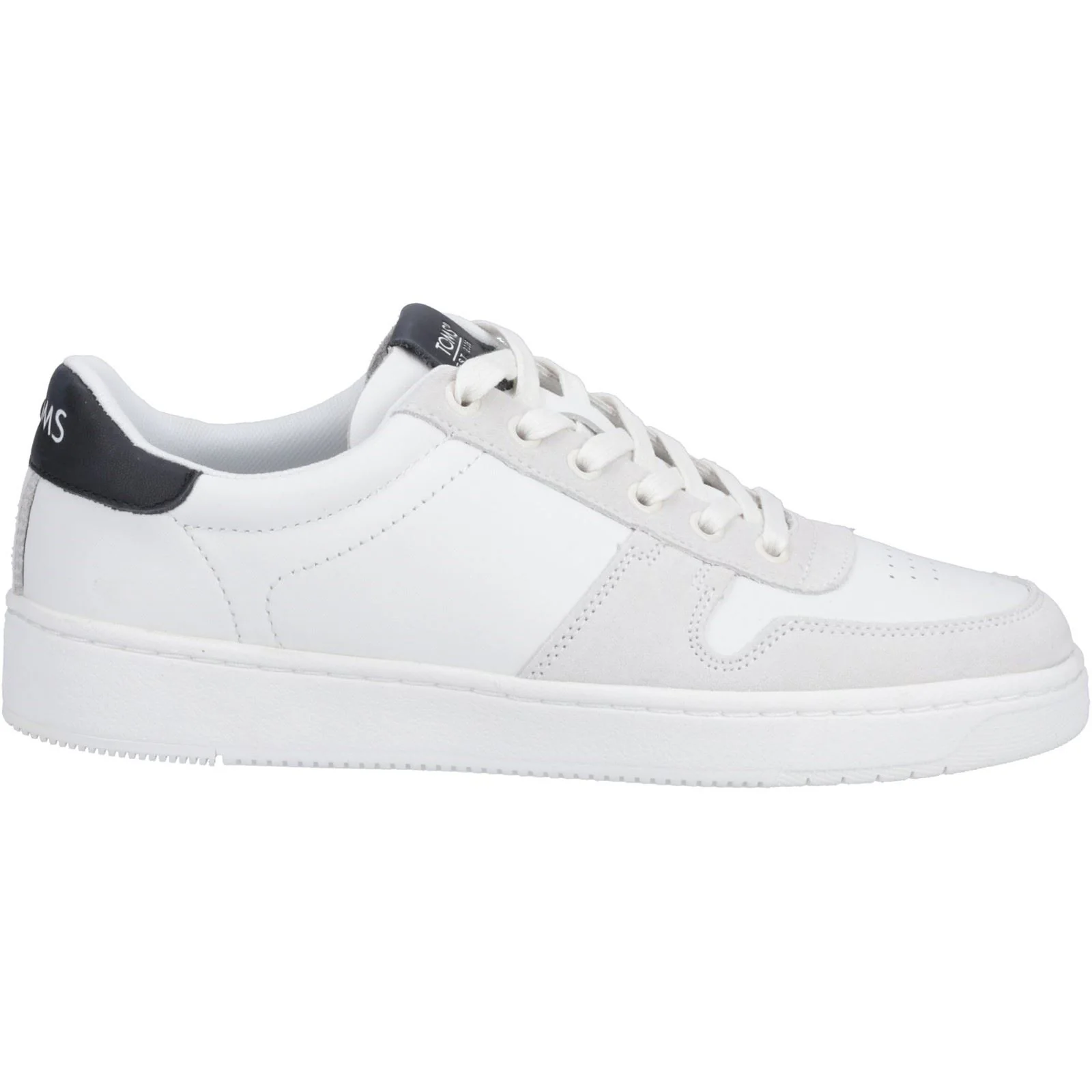 TOMS Men's TRVL LITE Court Trainer in White/Black - Image 5