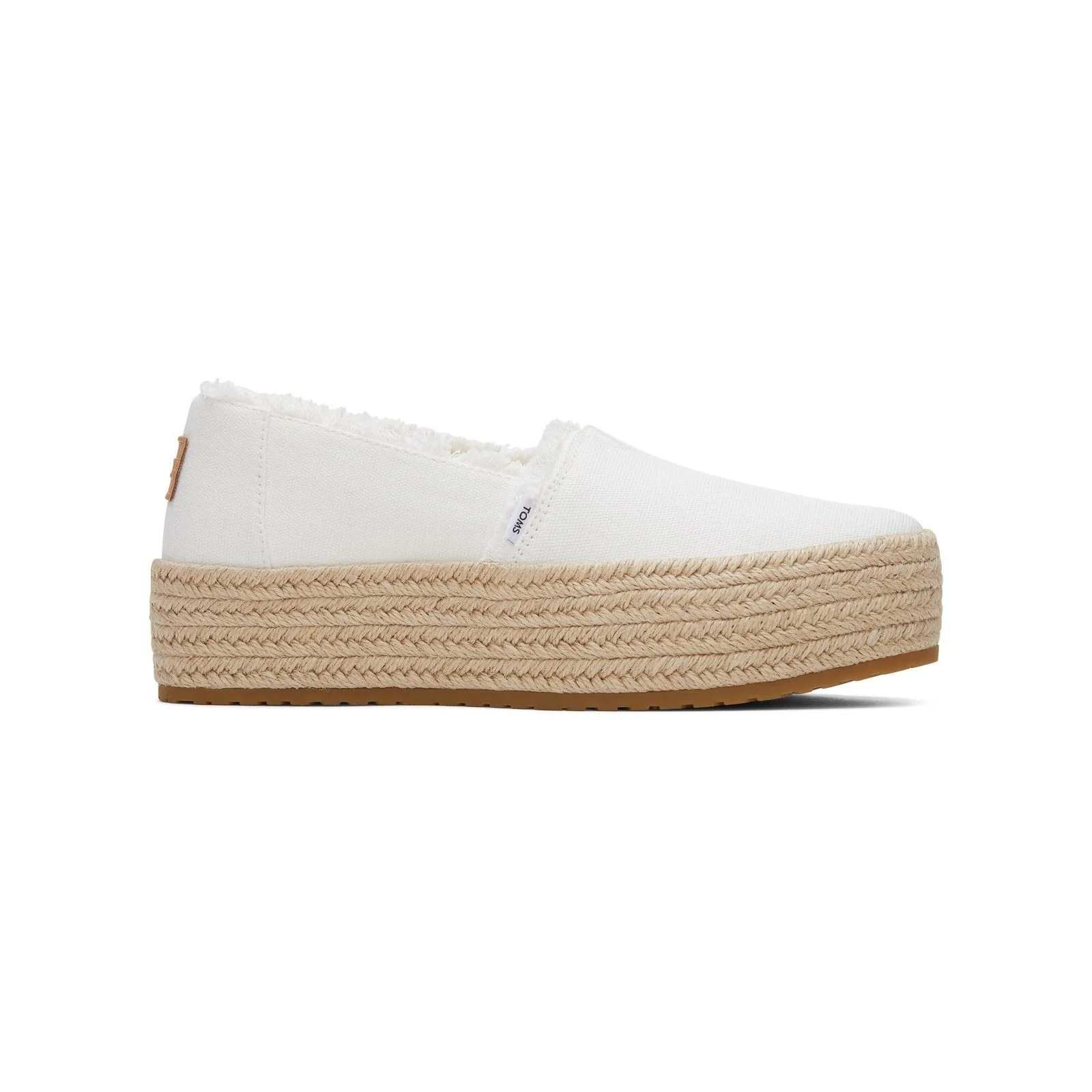 TOMS Women's Valencia Espadrille in White - Image 5