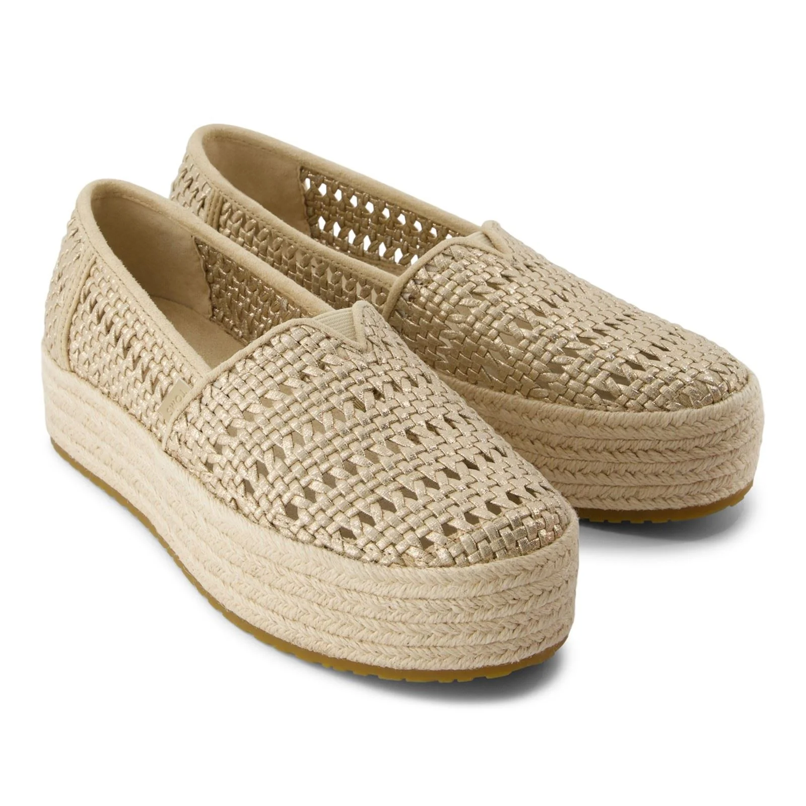 TOMS Valencia Textile Women's Champagne Shoes - Image 3