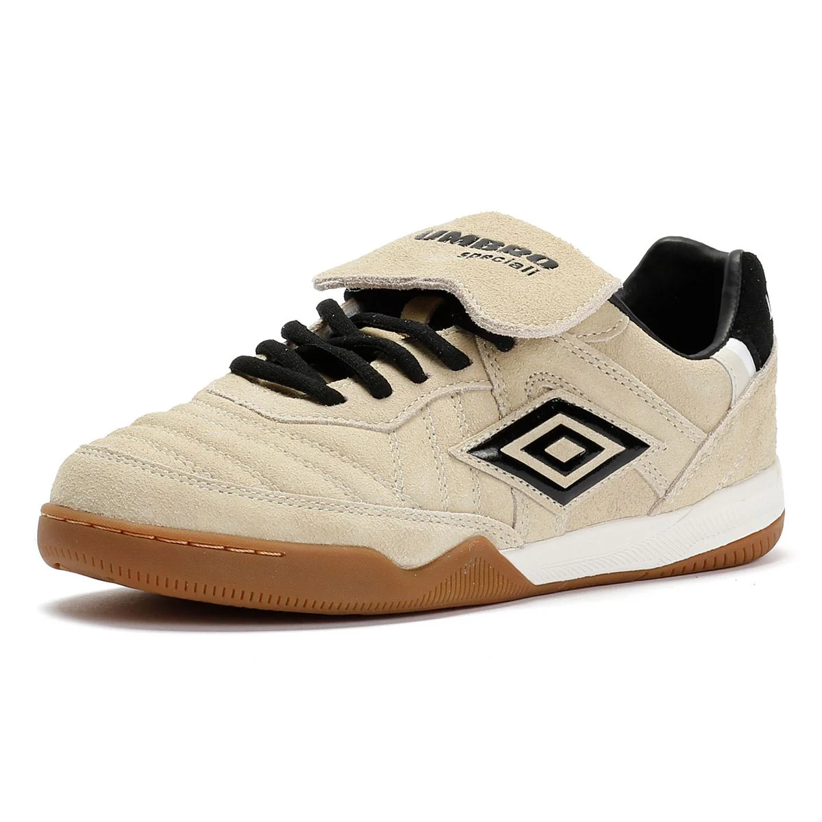 Umbro Speciali TR Suede Dust/Black/Sand Trainers - Image 3