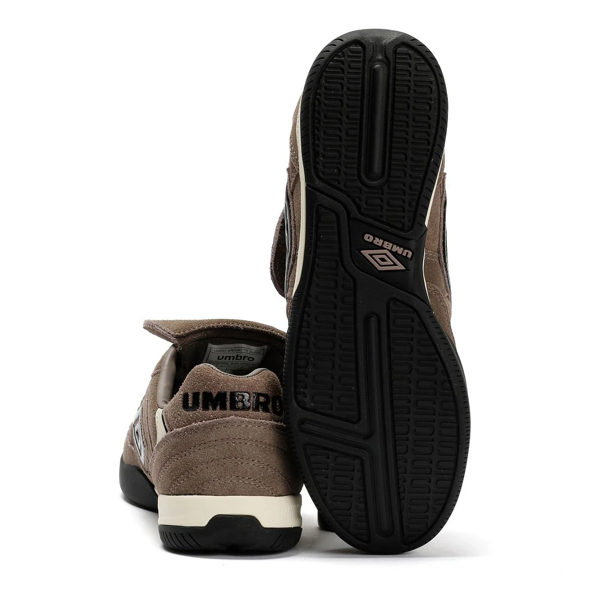 Umbro Speciali TR Suede Nickel/Black/White Trainers - Image 4