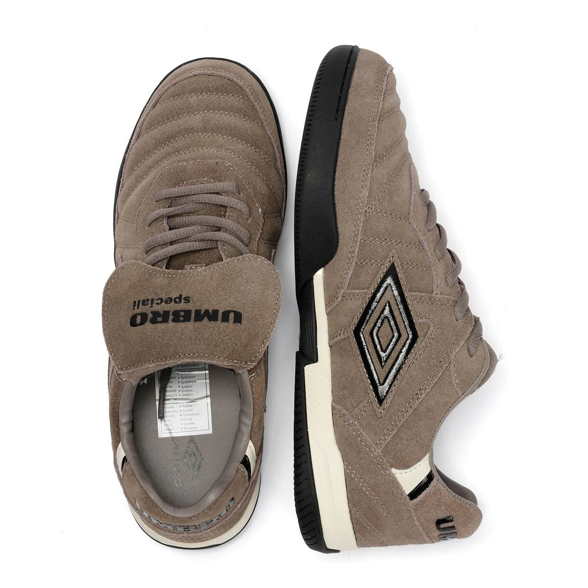 Umbro Speciali TR Suede Nickel/Black/White Trainers - Image 9