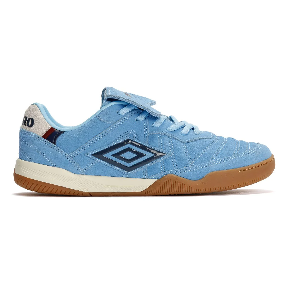 Umbro Speciali TR Suede Vista Blue/Dark Navy/White Sand Trainers - Image 5