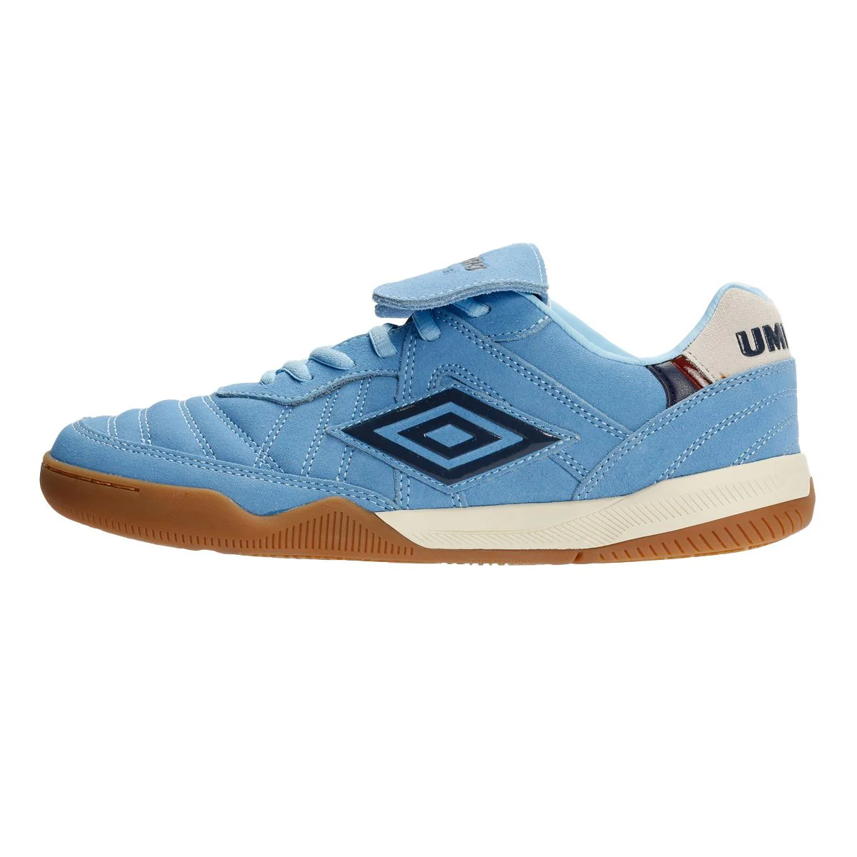 Umbro Speciali TR Suede Vista Blue/Dark Navy/White Sand Trainers - Image 6