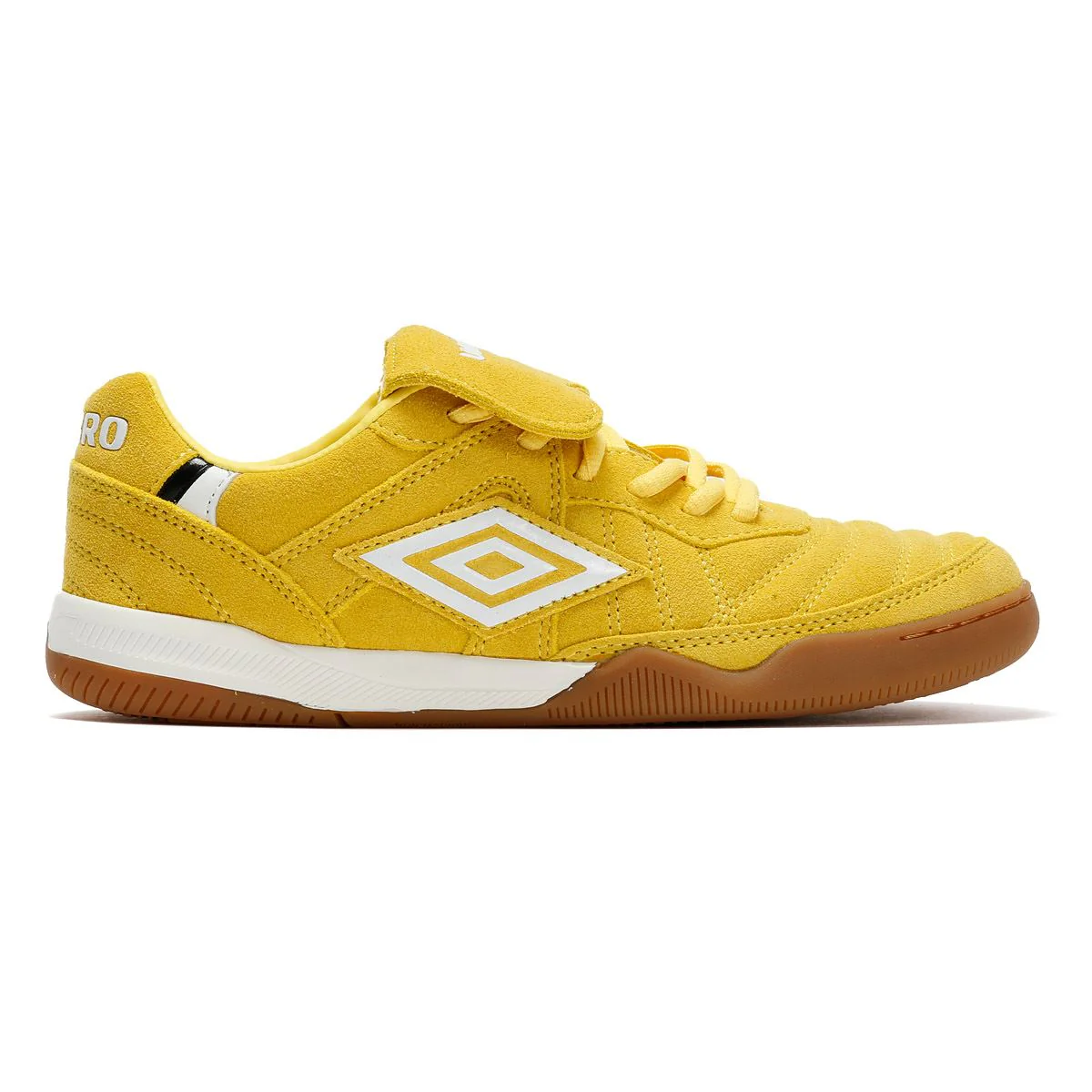 Umbro Speciali TR Suede Yellow/White Trainers - Image 5