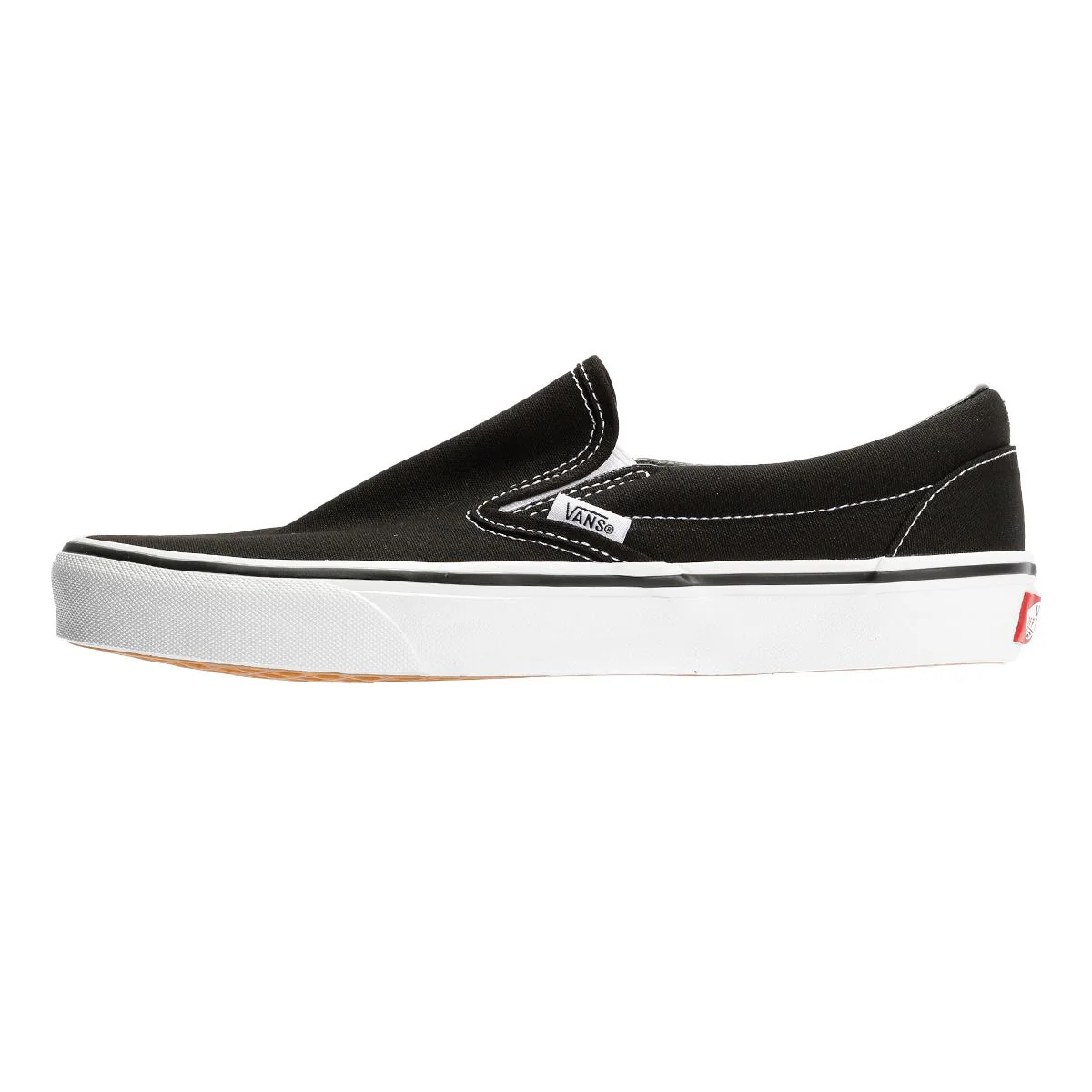 Vans Classic Slip-On Canvas Black Trainers - Image 6