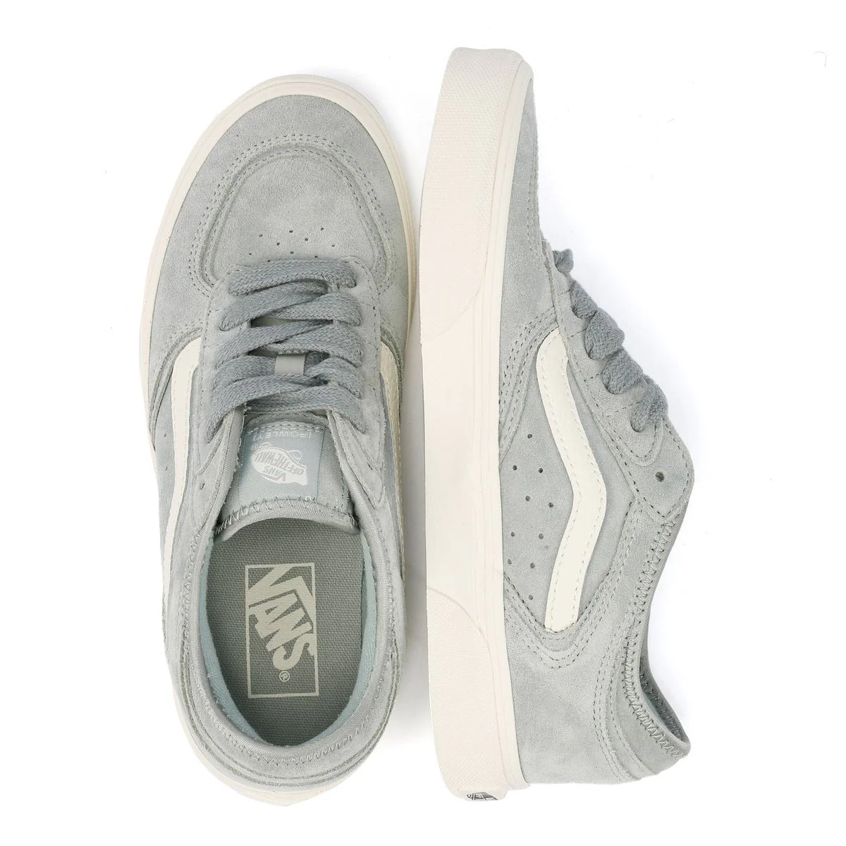 Vans - VN0009QJZRT1 WOMENS ROWLEY CLASSIC AQUA GREY - Image 8