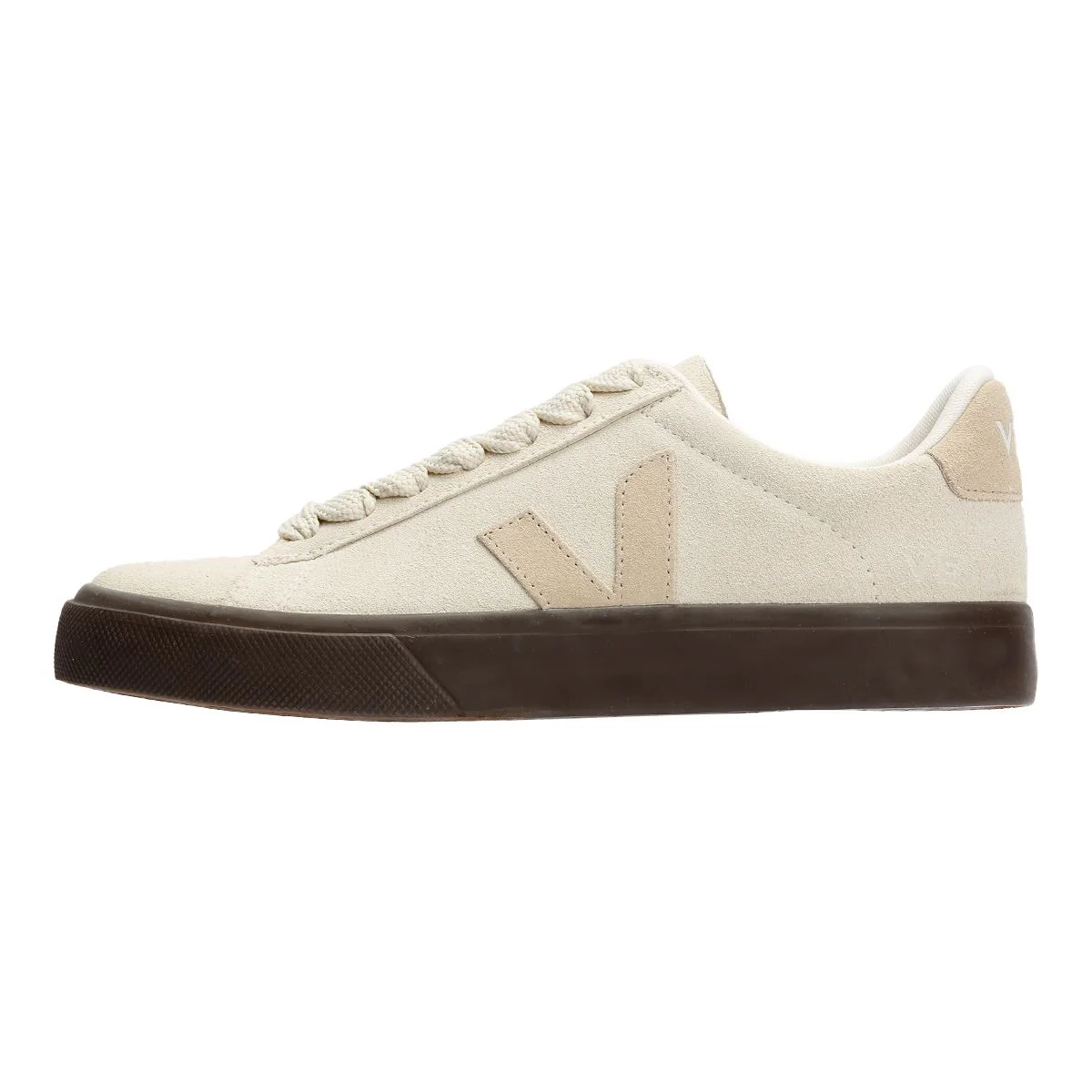 Veja Campo Bold Suede Women's Pierre Almond Eagle Trainers - Image 6