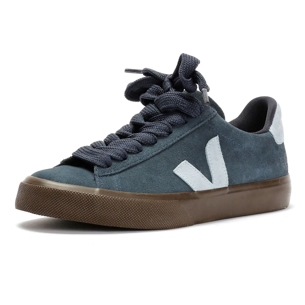 Veja Campo Suede Women's Nautico Steel Eagle Trainers - Image 3