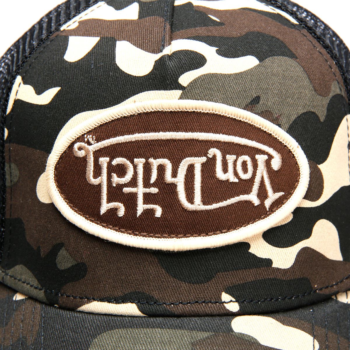 Von Dutch Multi Trucker Cotton Brown Edge Camo Caps - Image 4