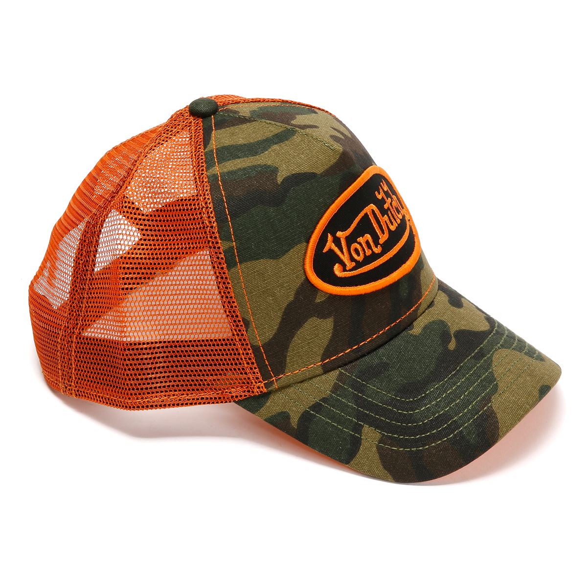 Von Dutch Multi Trucker Cotton Camo Caps - Image 3