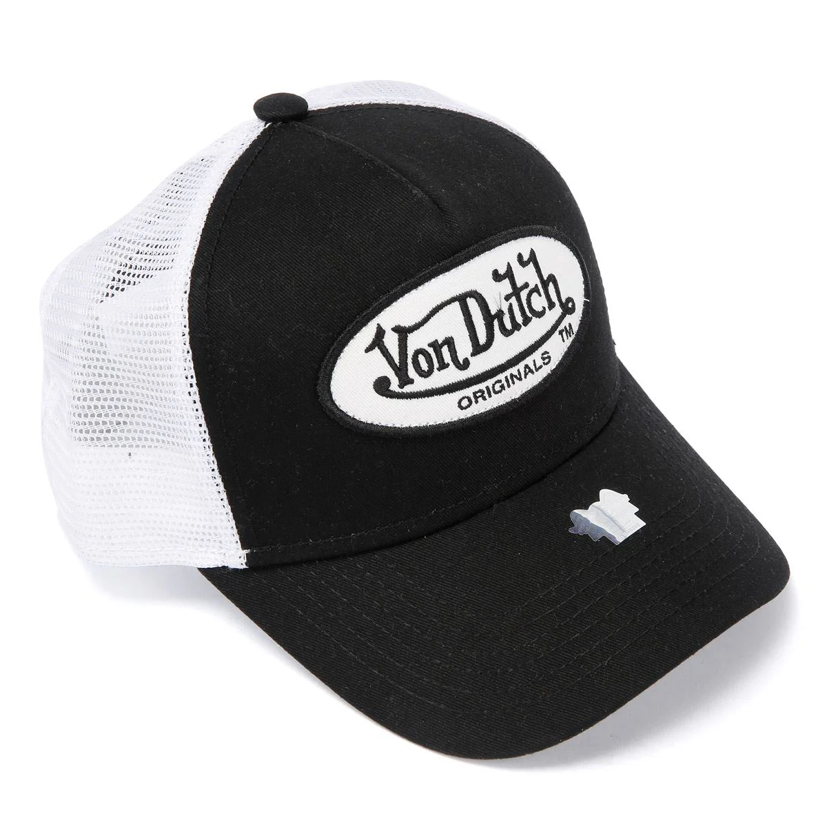 Von Dutch Trucker Boston Cotton Black/White Cap - Image 4