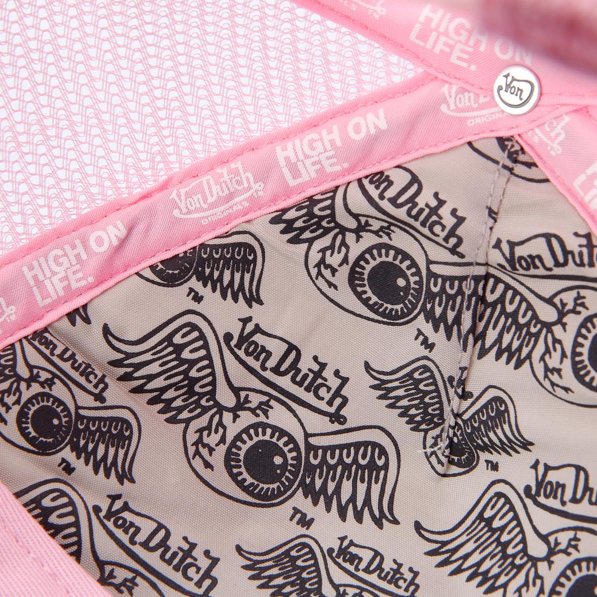 Von Dutch Trucker Mesa Pink Caps - Image 4