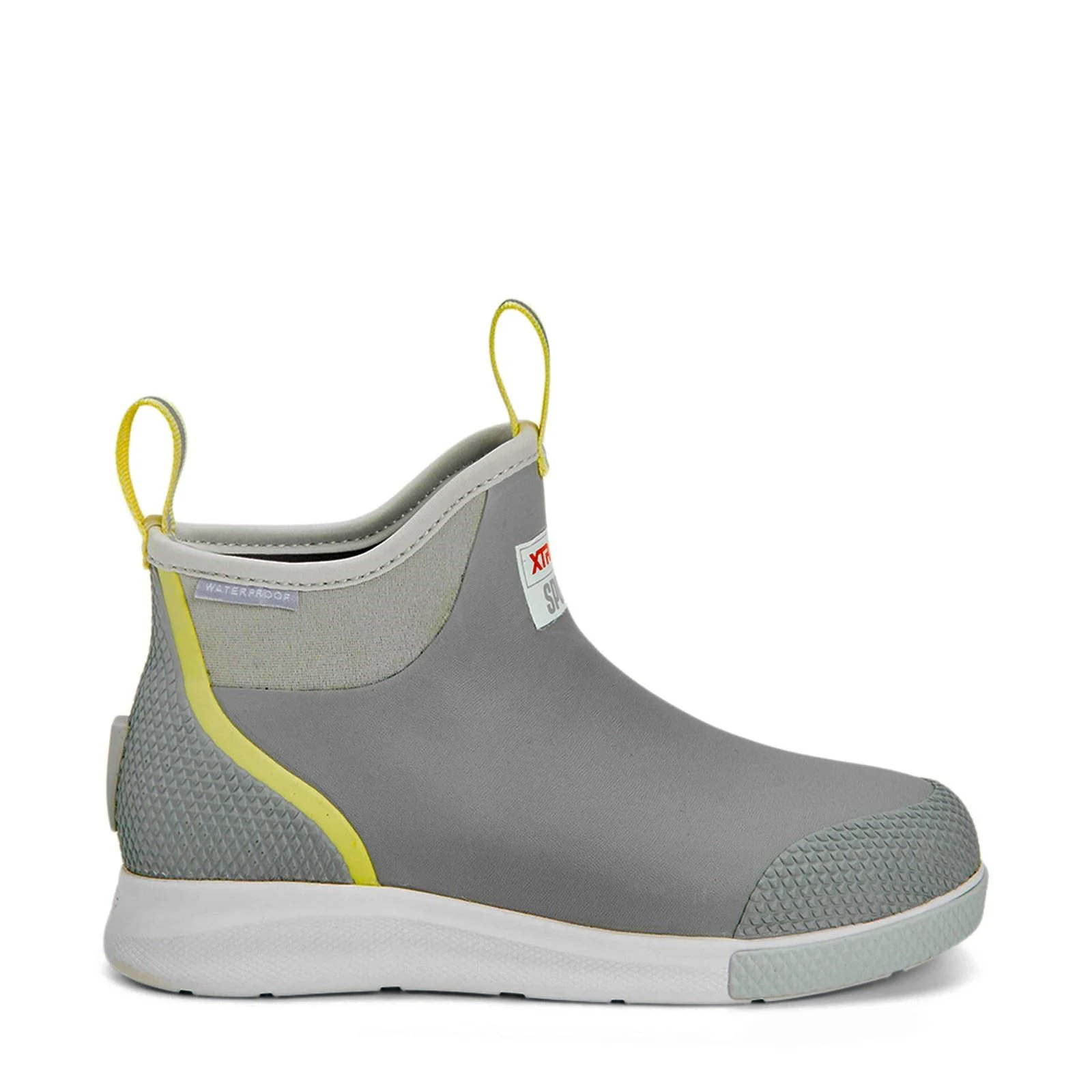 Xtratuf Women's Ankle Deck Boot Sport in Grey/Yellow - Image 7