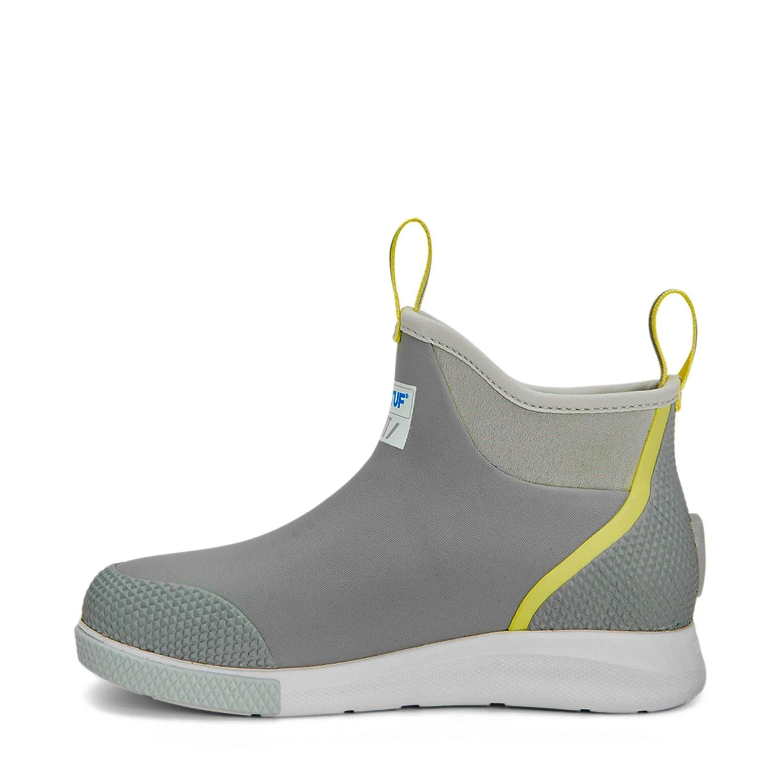 Xtratuf Women's Ankle Deck Boot Sport in Grey/Yellow - Image 9
