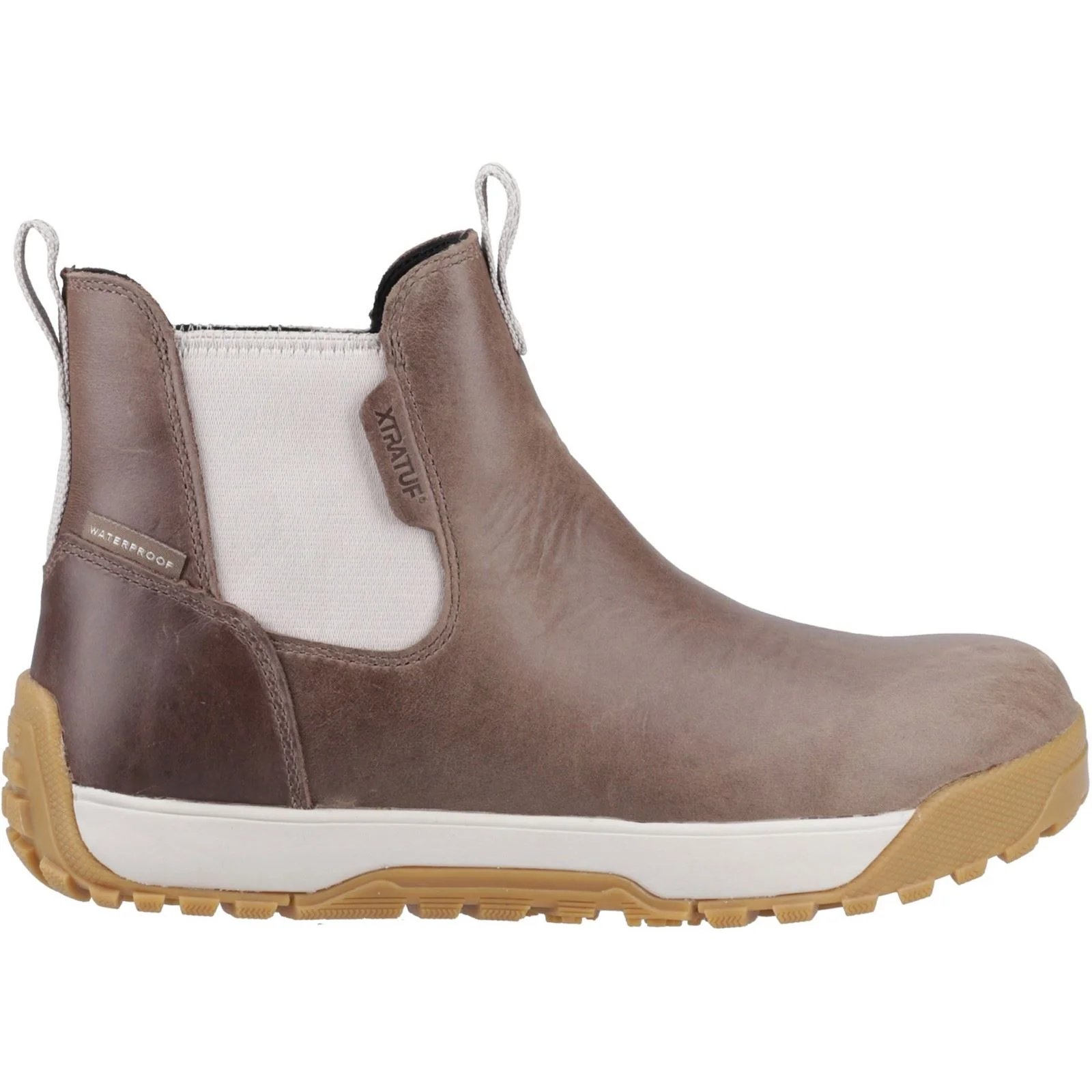 Xtratuf Ankle Deck Boot Leather Leather Women's Stone Boots - Image 5
