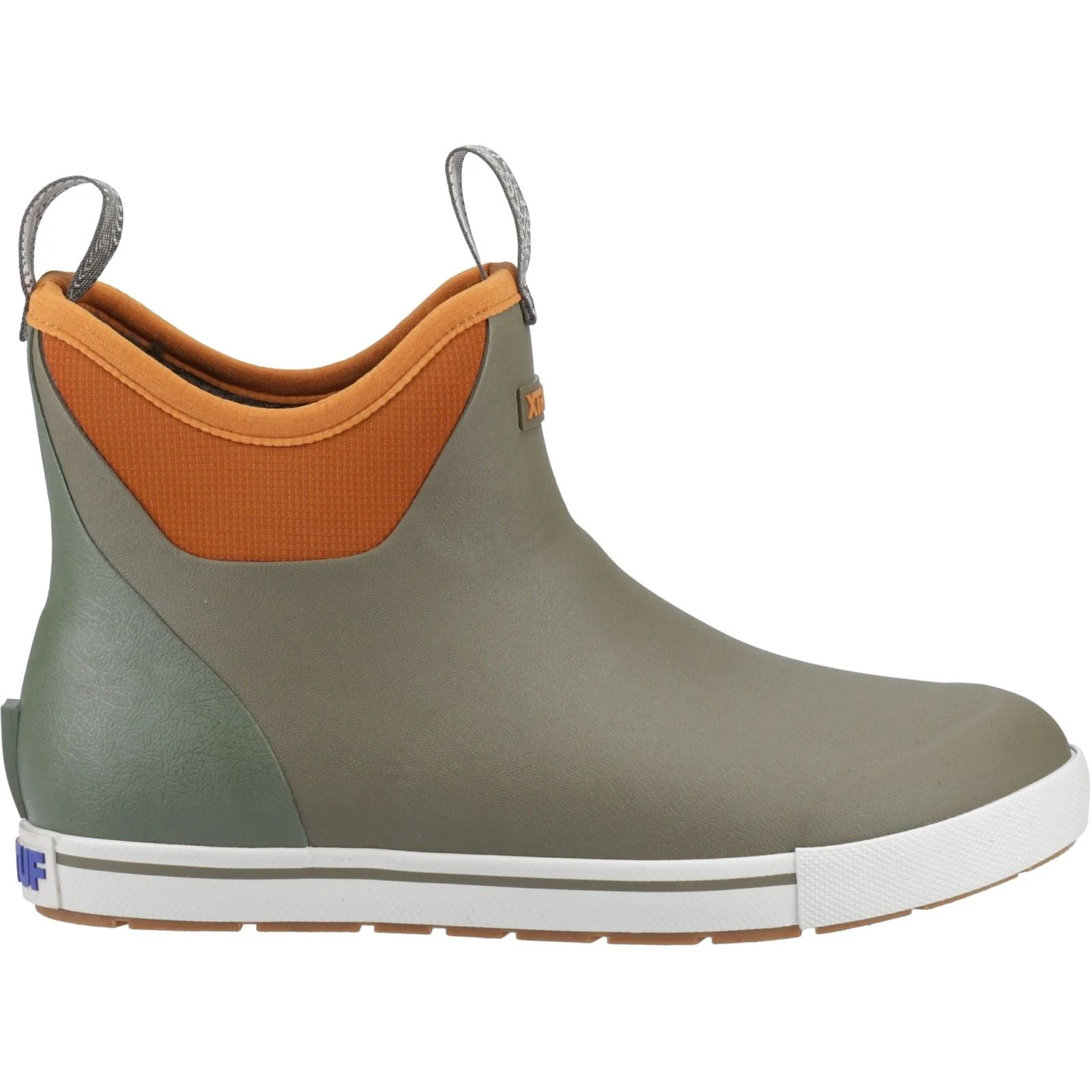 Xtratuf Ankle Deck Camp Boot Rubber Men's Olive Wellington Boots - Image 5