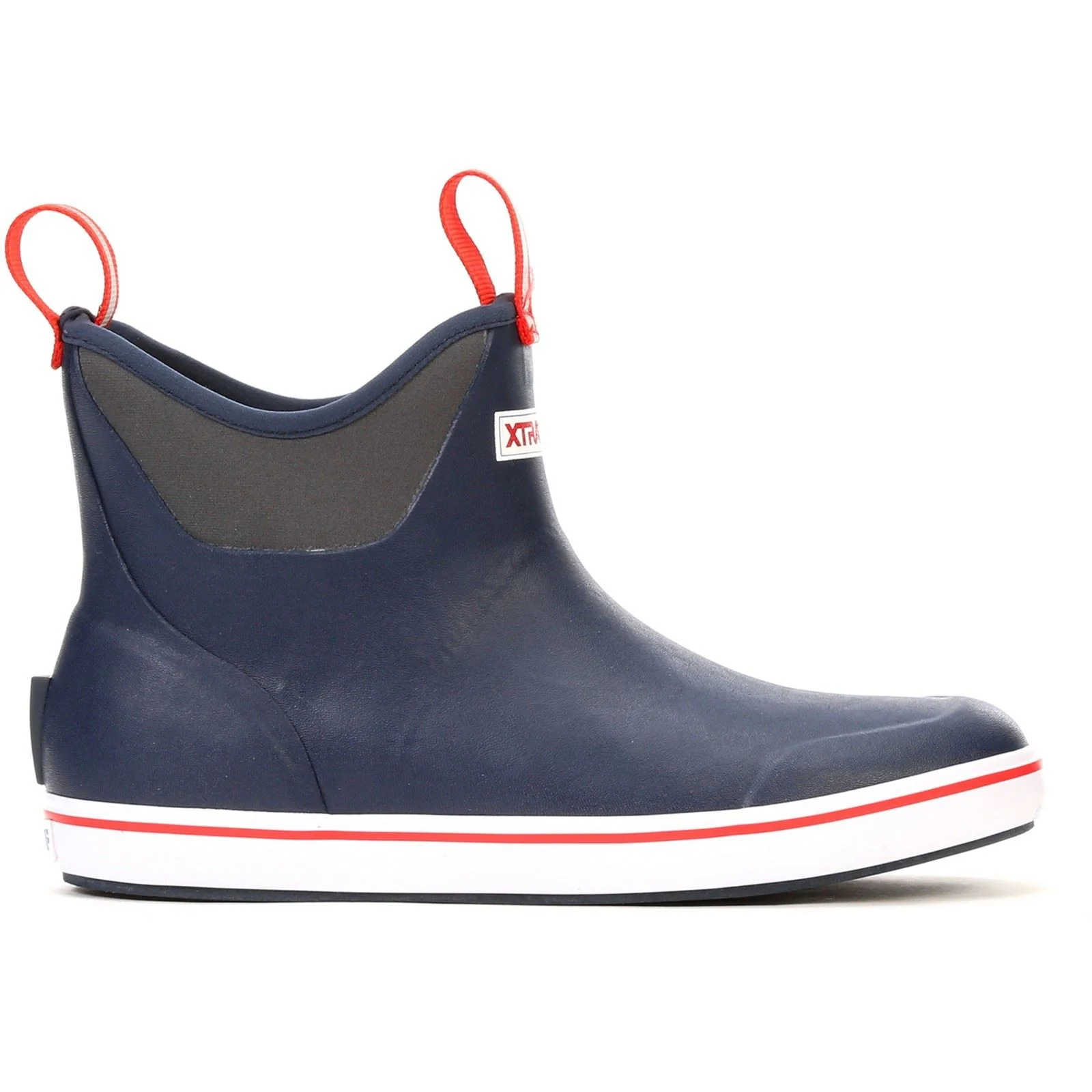 Xtratuf Men's Ankle Deck Boot in Navy/Red - Image 4