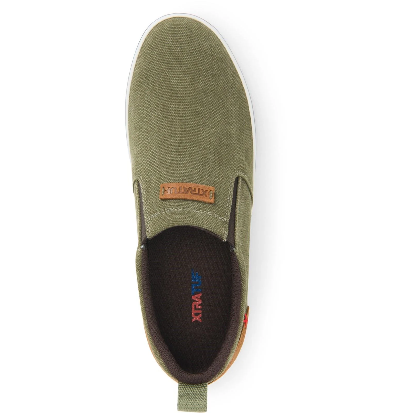 Xtratuf Men's Sharkbyte Canvas Deck Shoe in Taupe - Image 4