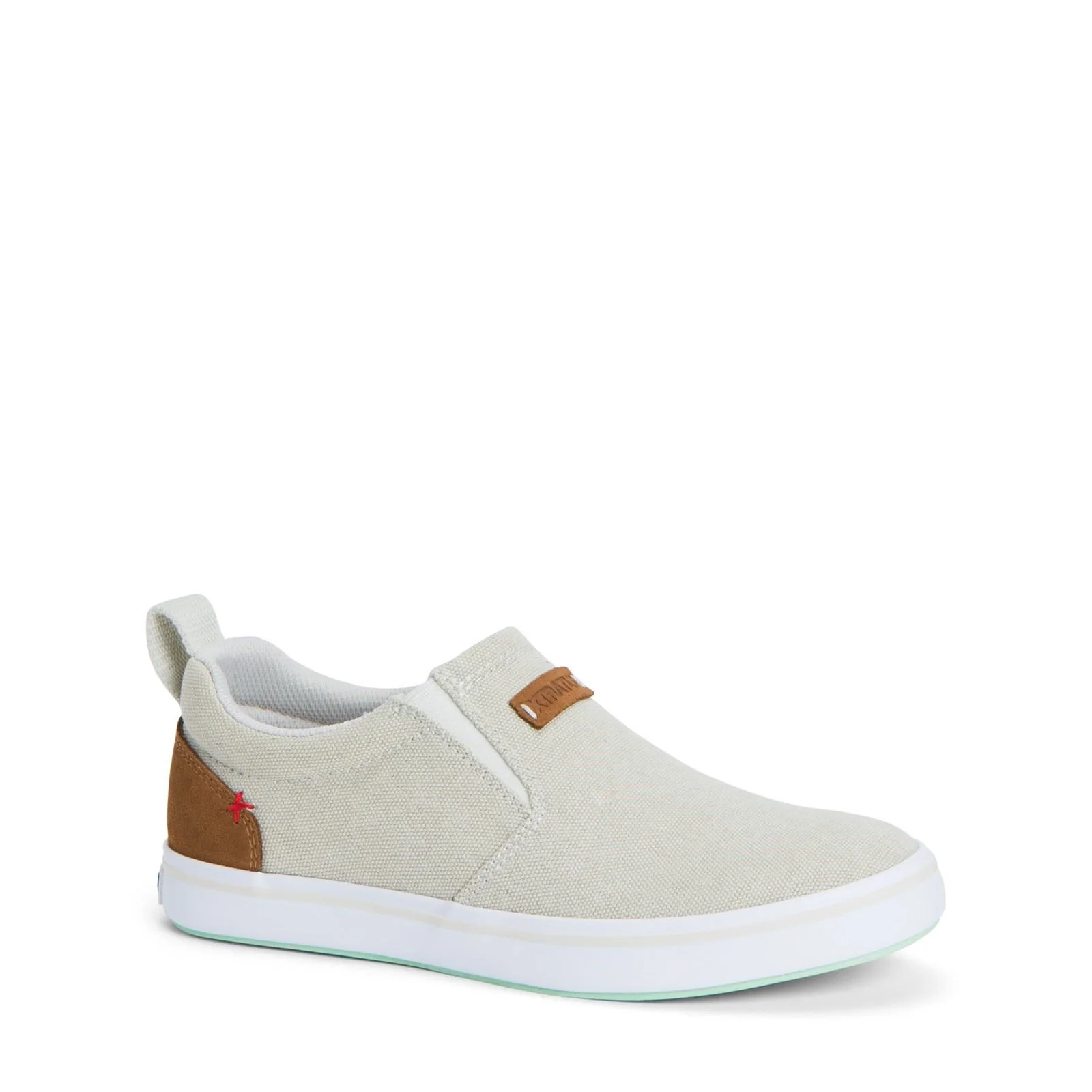 Xtratuf Women's Sharkbyte Canvas Deck Shoe in Cream - Image 8