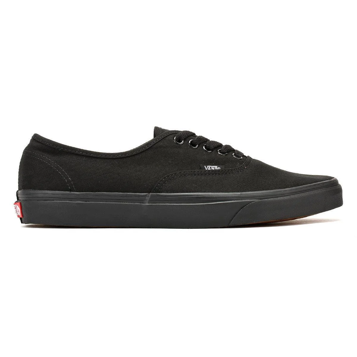 Vans Authentic Canvas True Black Trainers - Image 4