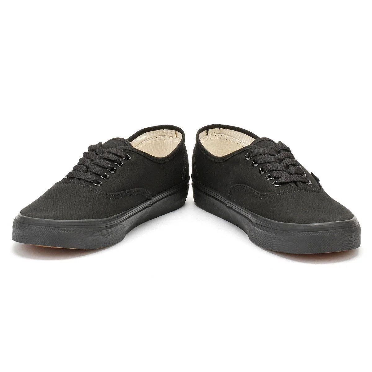 Vans Authentic Canvas True Black Trainers - Image 5