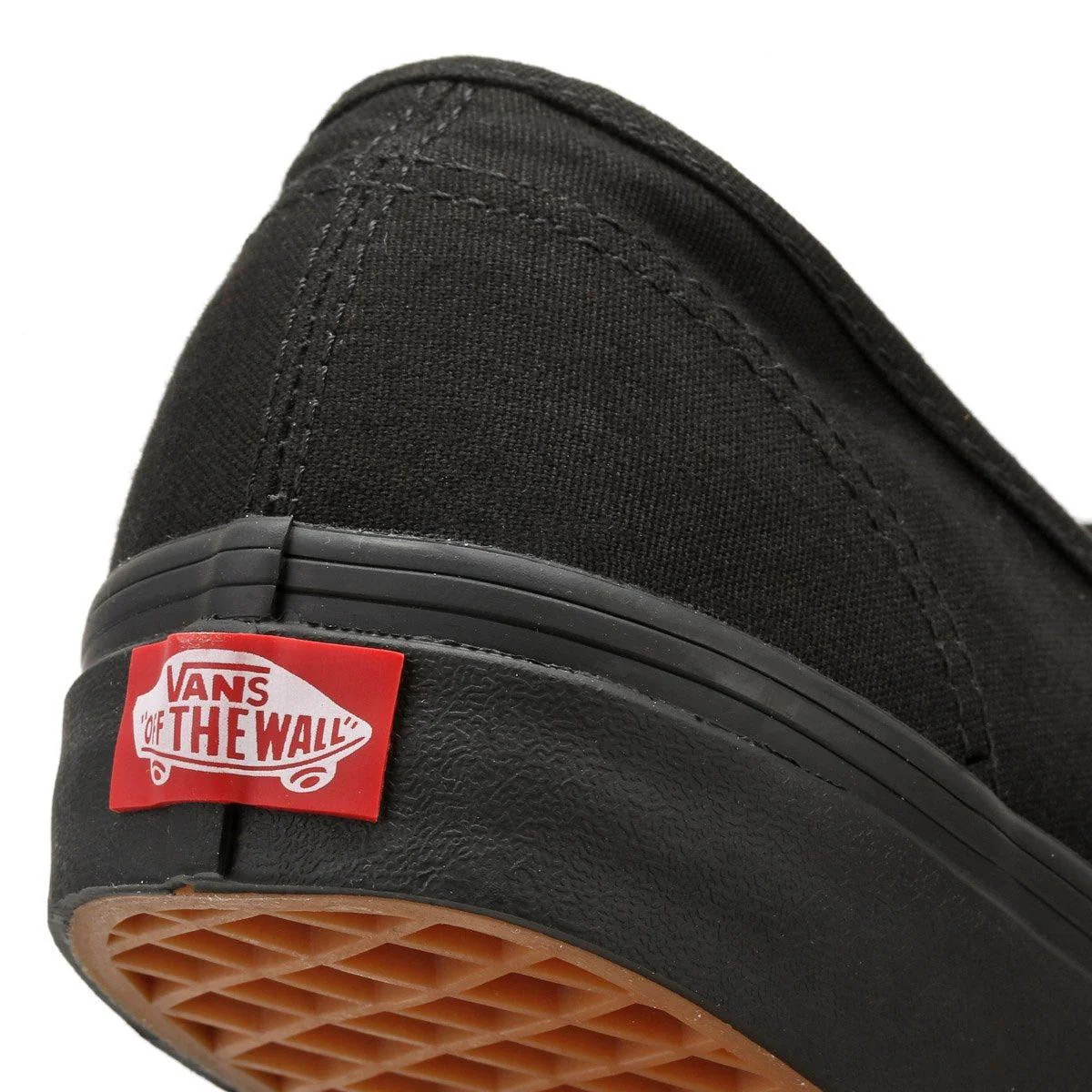 Vans Authentic Canvas True Black Trainers - Image 8
