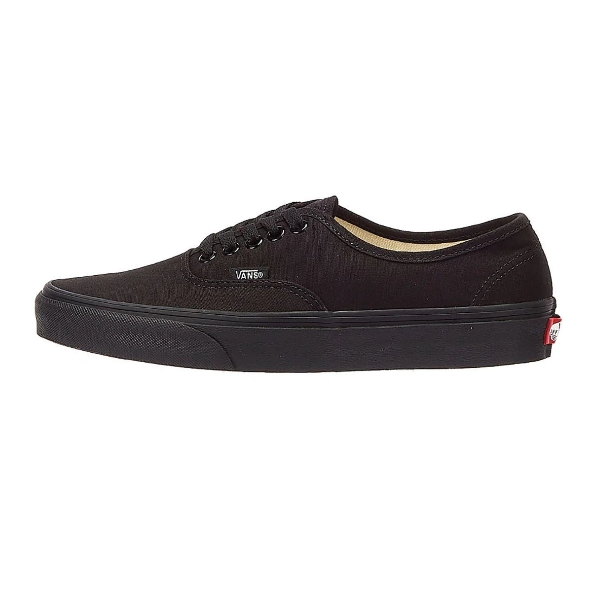 Vans Authentic Canvas True Black Trainers - Image 9