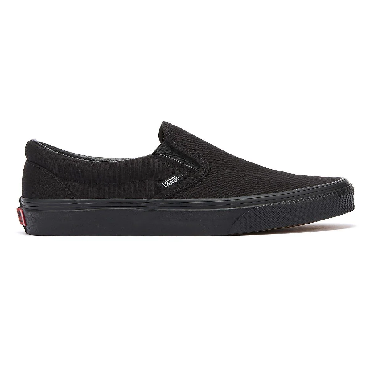 Vans Classic Slip on Womens Black Canvas Trainers - Image 4