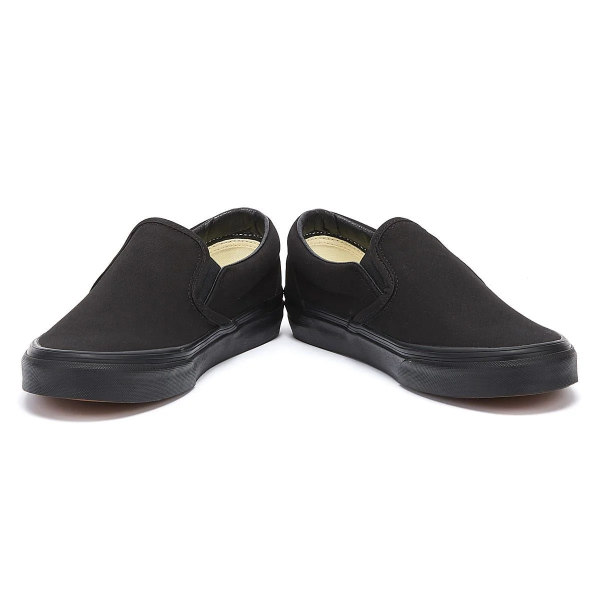 Vans Classic Slip on Womens Black Canvas Trainers - Image 5