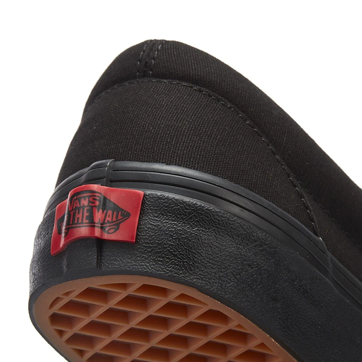 Vans Classic Slip on Womens Black Canvas Trainers - Image 8