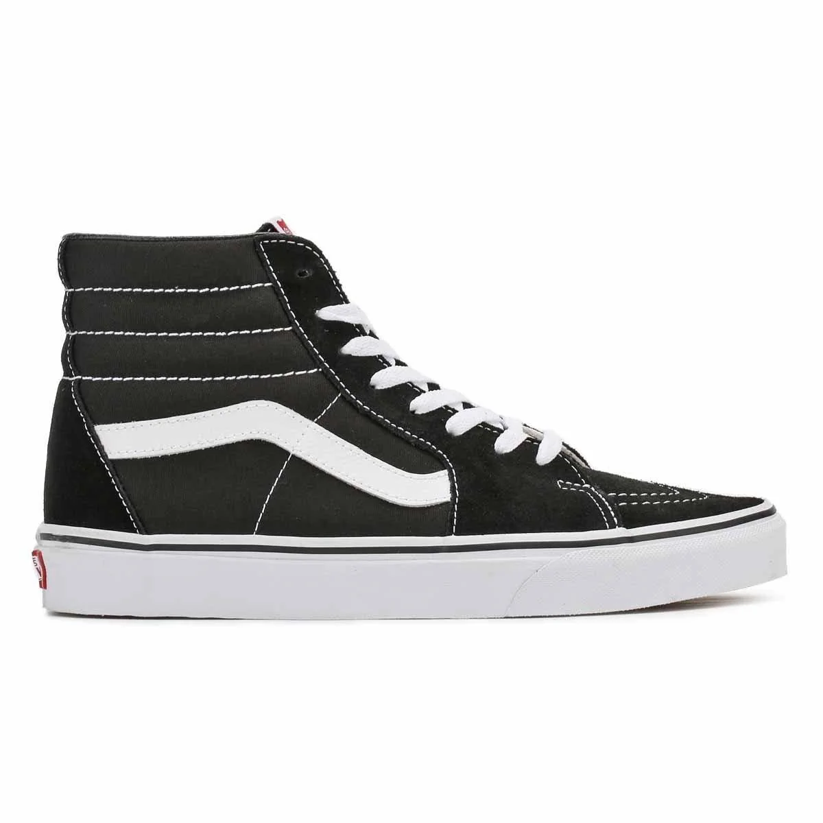 Vans SK8 Hi Black / White Trainers - Image 4
