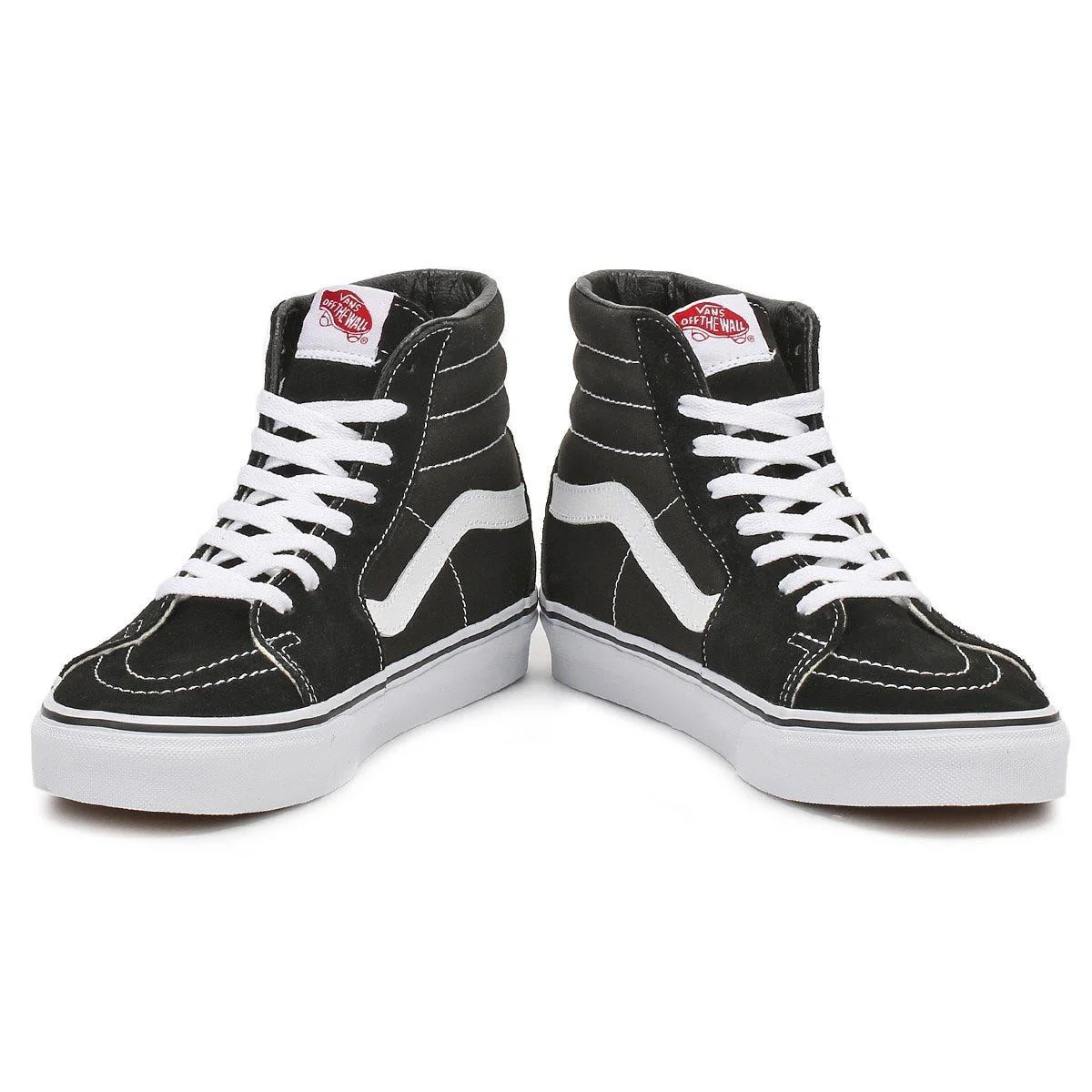 Vans SK8 Hi Black / White Trainers - Image 5